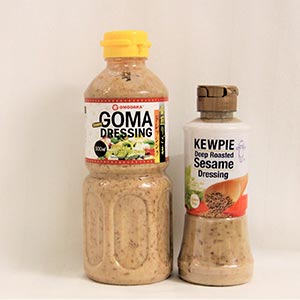 Goma dressing & Kewpie Sesame Dressing