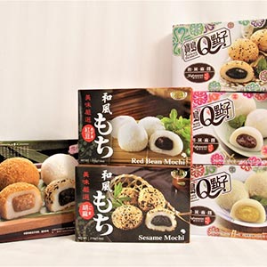 Selection of Mochi (Japanese Rice Cake)