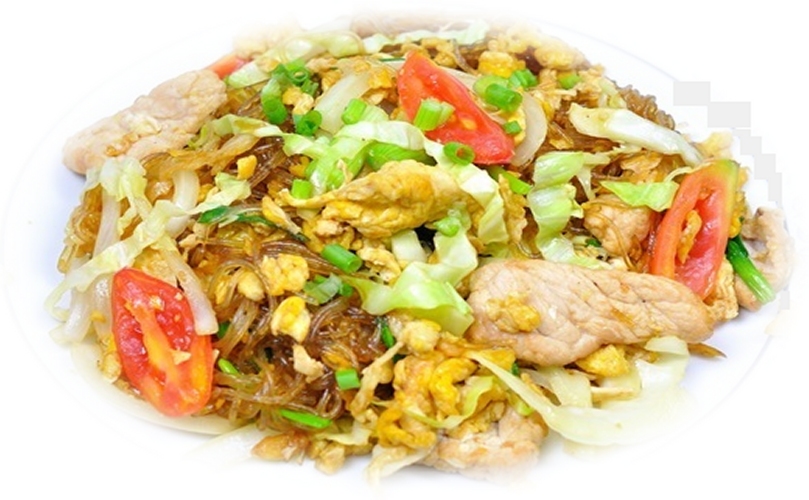 Stir fried Vermicelli Noodles with Pork